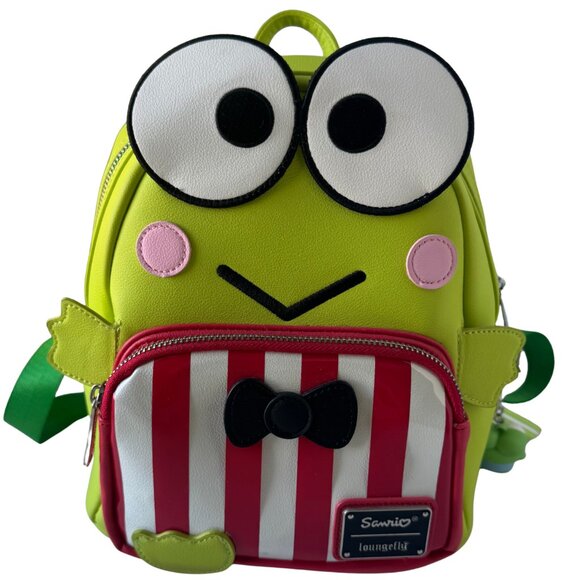 Loungefly Sanrio Hello Kitty Keroppi Cosplay Mini Backpack Multicolor - Picture 1 of 8